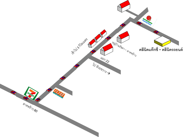 แผนที่คลีนิคแท็กซี่